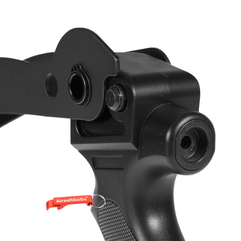 CYMA製 CM352 タイプ M870 用 グリップ & フォールディングストック (ブラックカラー)