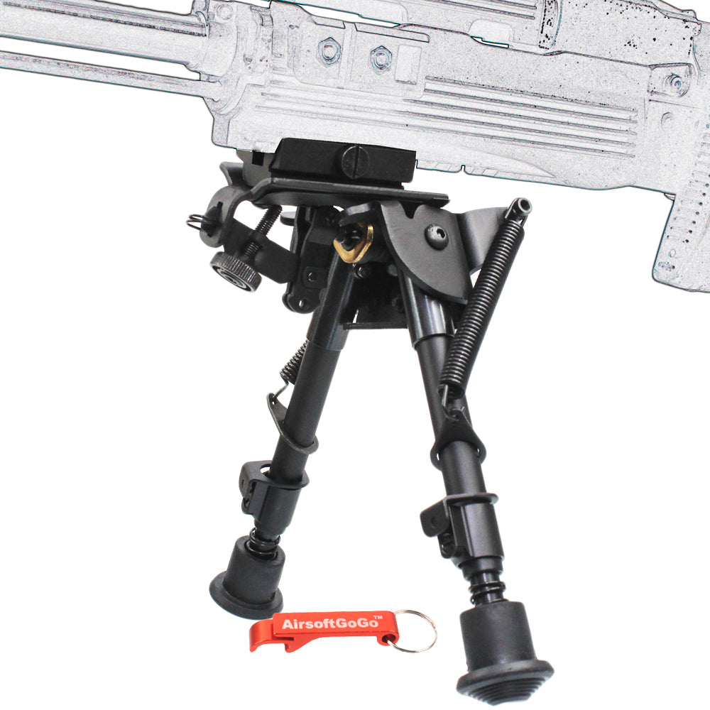 CYMA 6-9 inch telescoping and folding bipod with RAS adapter