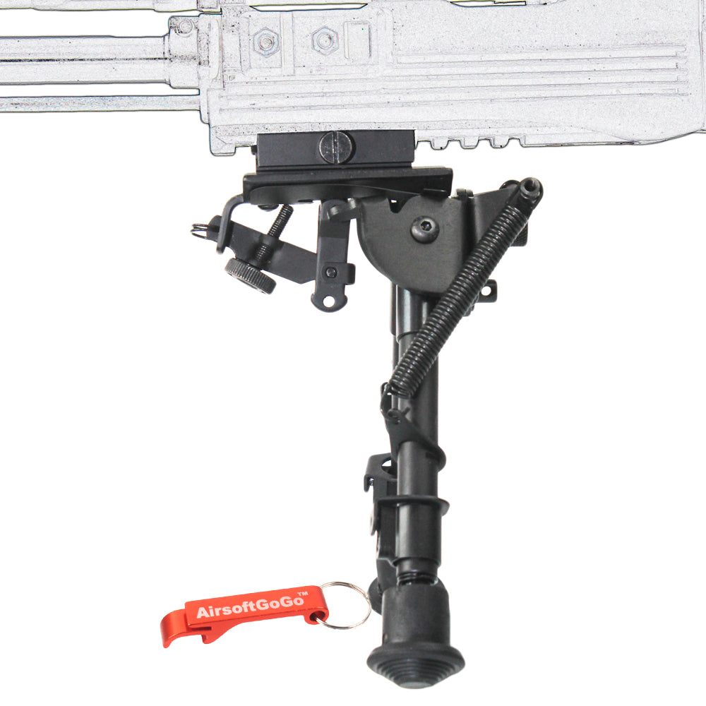 CYMA 6-9 inch telescoping and folding bipod with RAS adapter