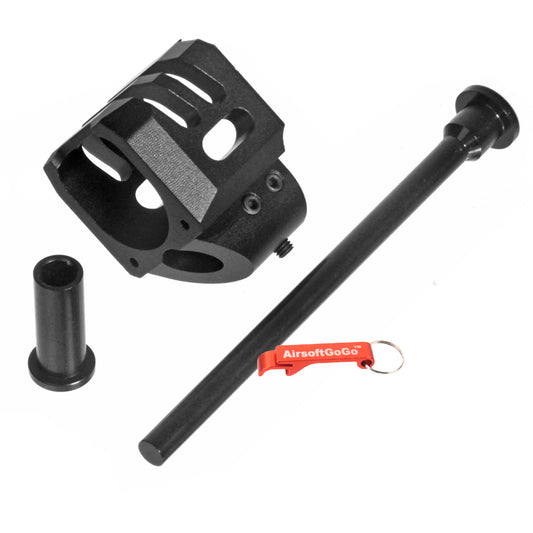 Marui / WE / VFC Aluminum Slide Compensator Type A for G17 & G18C (Black)