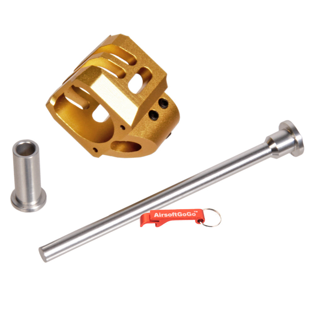 Marui / WE / VFC Aluminum Slide Compensator Type A for G17 & G18C (Gold)