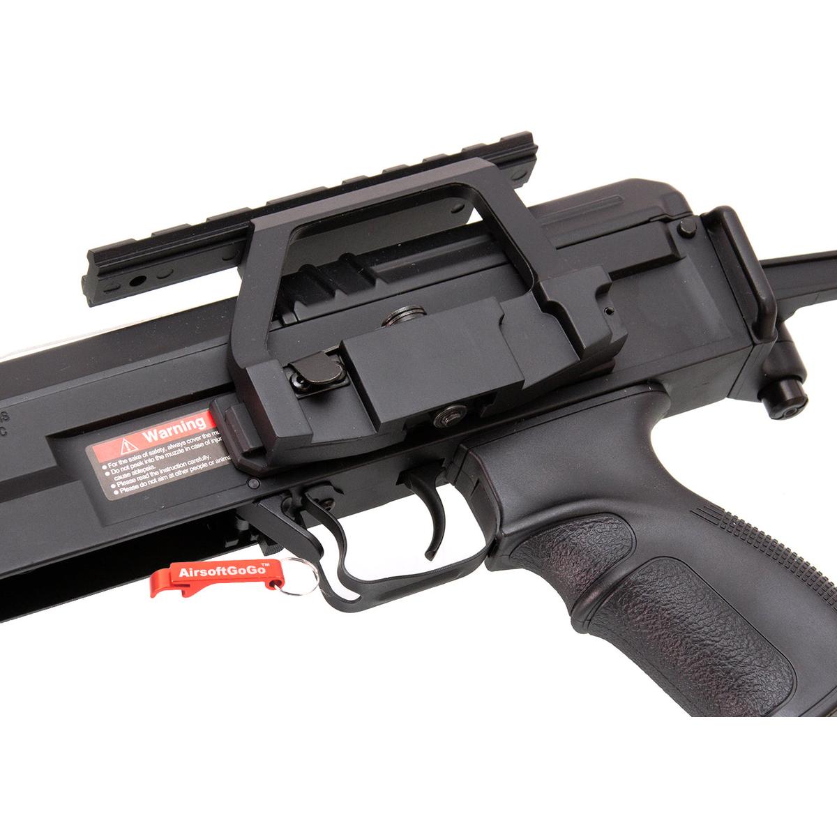 電動エアガン ARES VZ-58用 13cm サイドレイルマウント (ブラック)-AIRSOFT GOGO エアガン・サバゲー用品通販