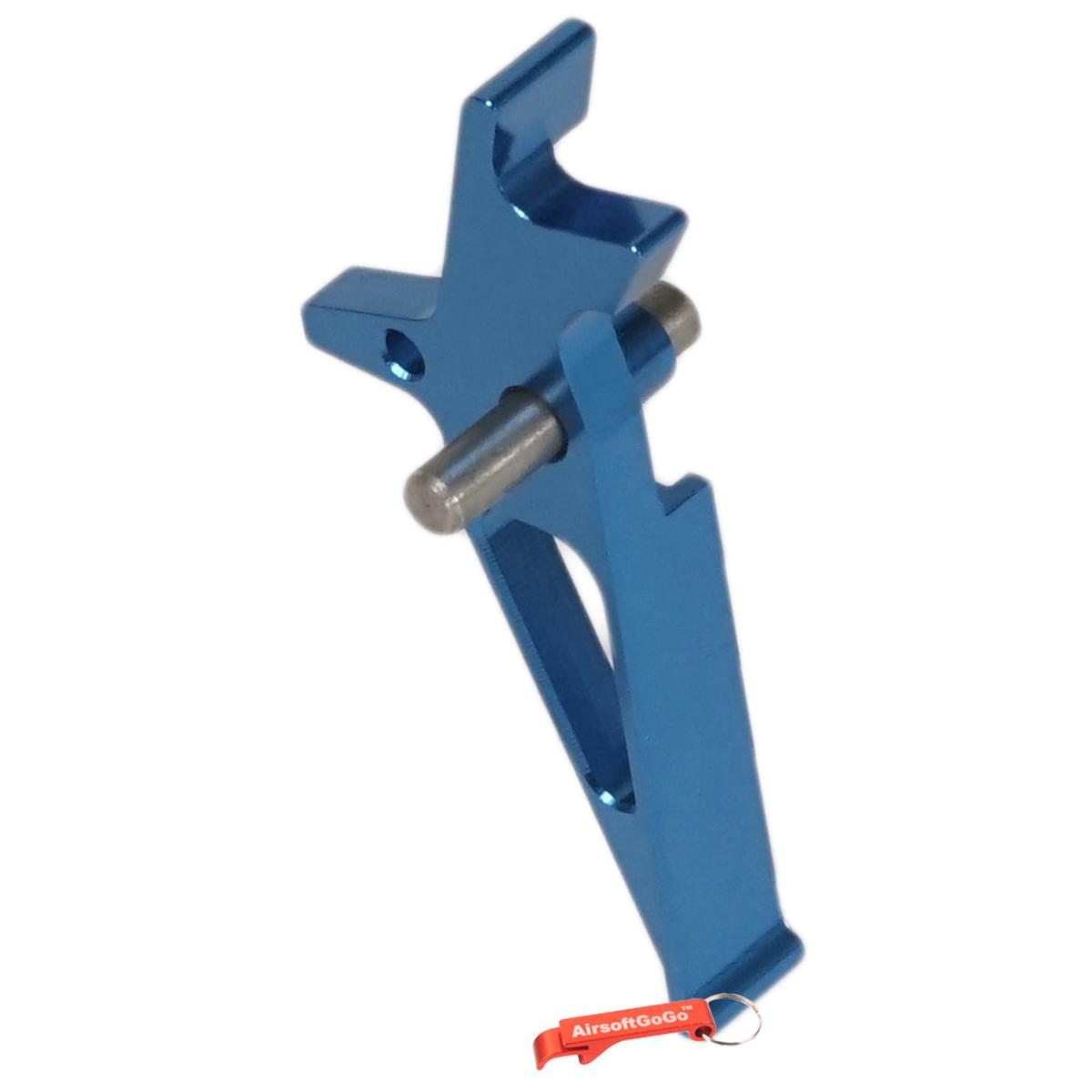 電動ガンM4 / M16用 Army Force メタル タイマータイプトリガー (ブルー)-AIRSOFT GOGO エアガン・サバゲー用品通販