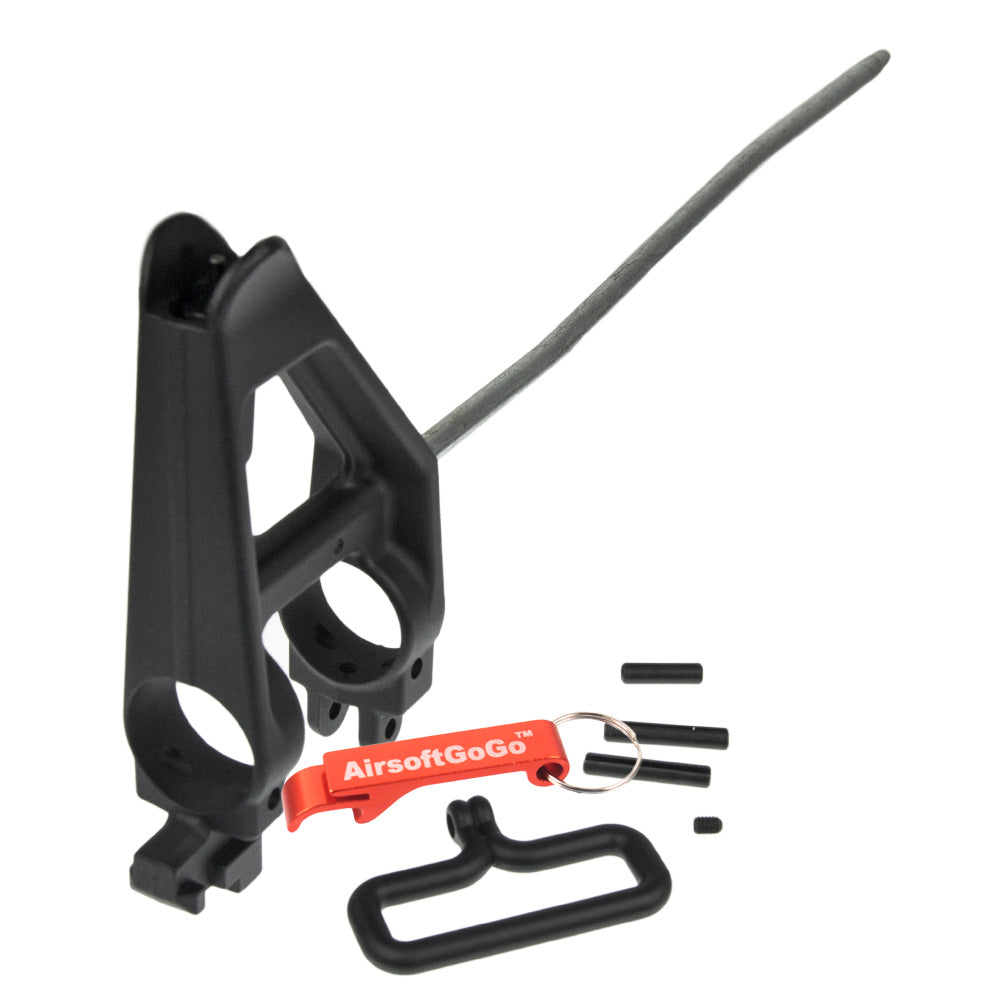 M4 M16電動ガン用E&C メタルフロントサイト スリングアダプター付