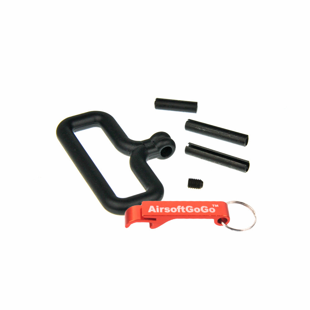 M4 M16電動ガン用E&C メタルフロントサイト スリングアダプター付