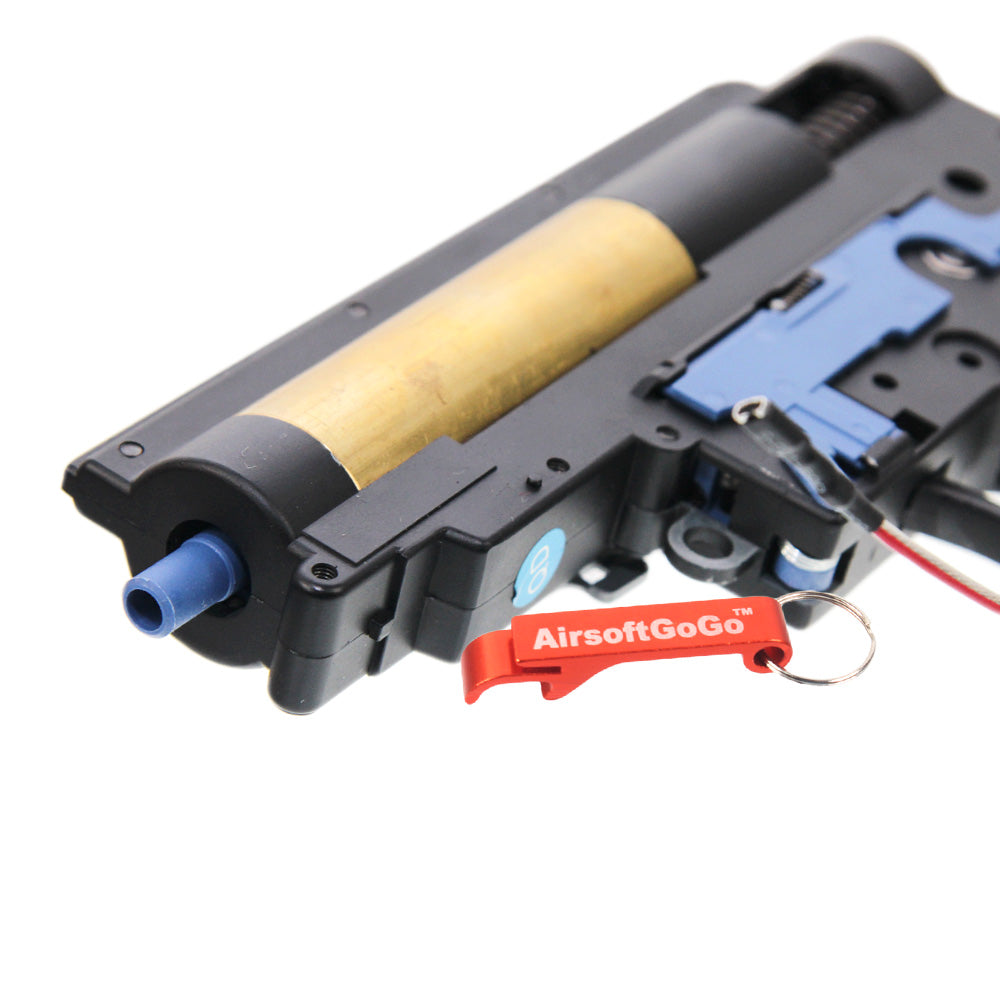 E&C製スプリングメカボックスセット(後部配線) マルイM4 電動ガン対応 (黒)