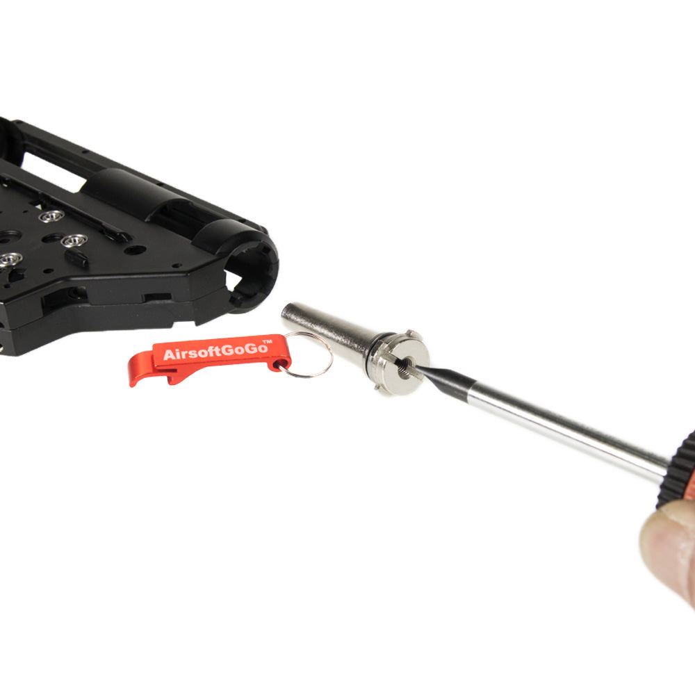 E&C M4 Ver.2 8mm軸受 スチール QDメカボックスシェルセット (ブラックカラー)