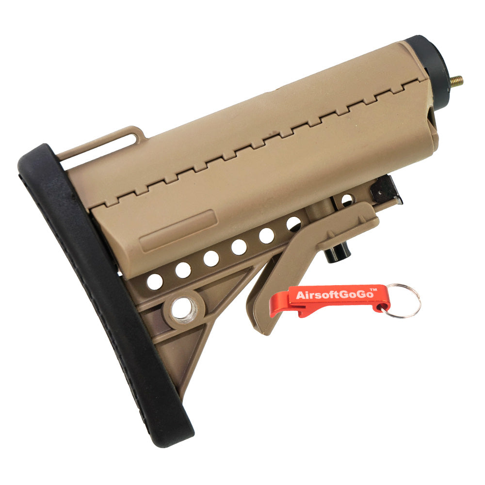 M4 / M16用ストックパイプ ・ MODクレーンストック セット (ダークアース色)