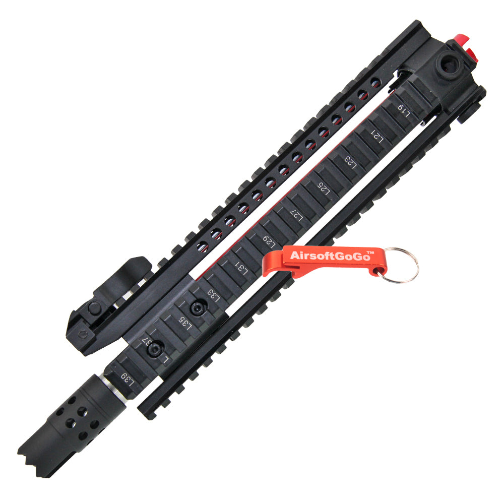 M4 M16 M4A1 electric gun E&C 10 inch RAS RIS hand guard front kit set (red)