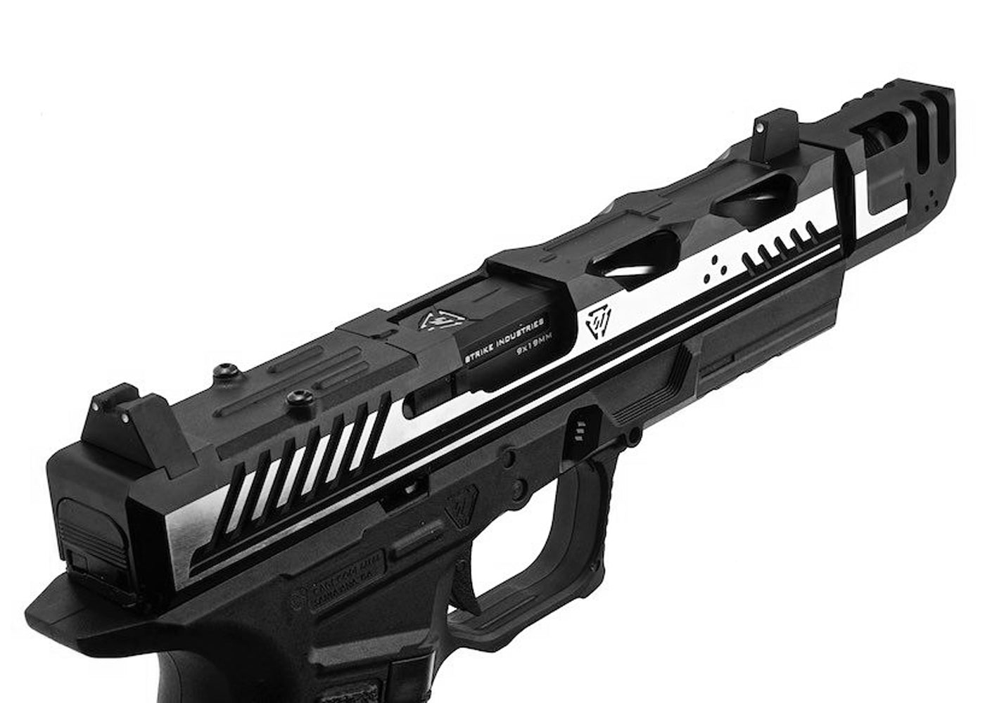 EMG STRIKE INDUSTRIES ARK17 ガスブローバック GBB 取り外し可能コンペンセータ付き (2トーン )