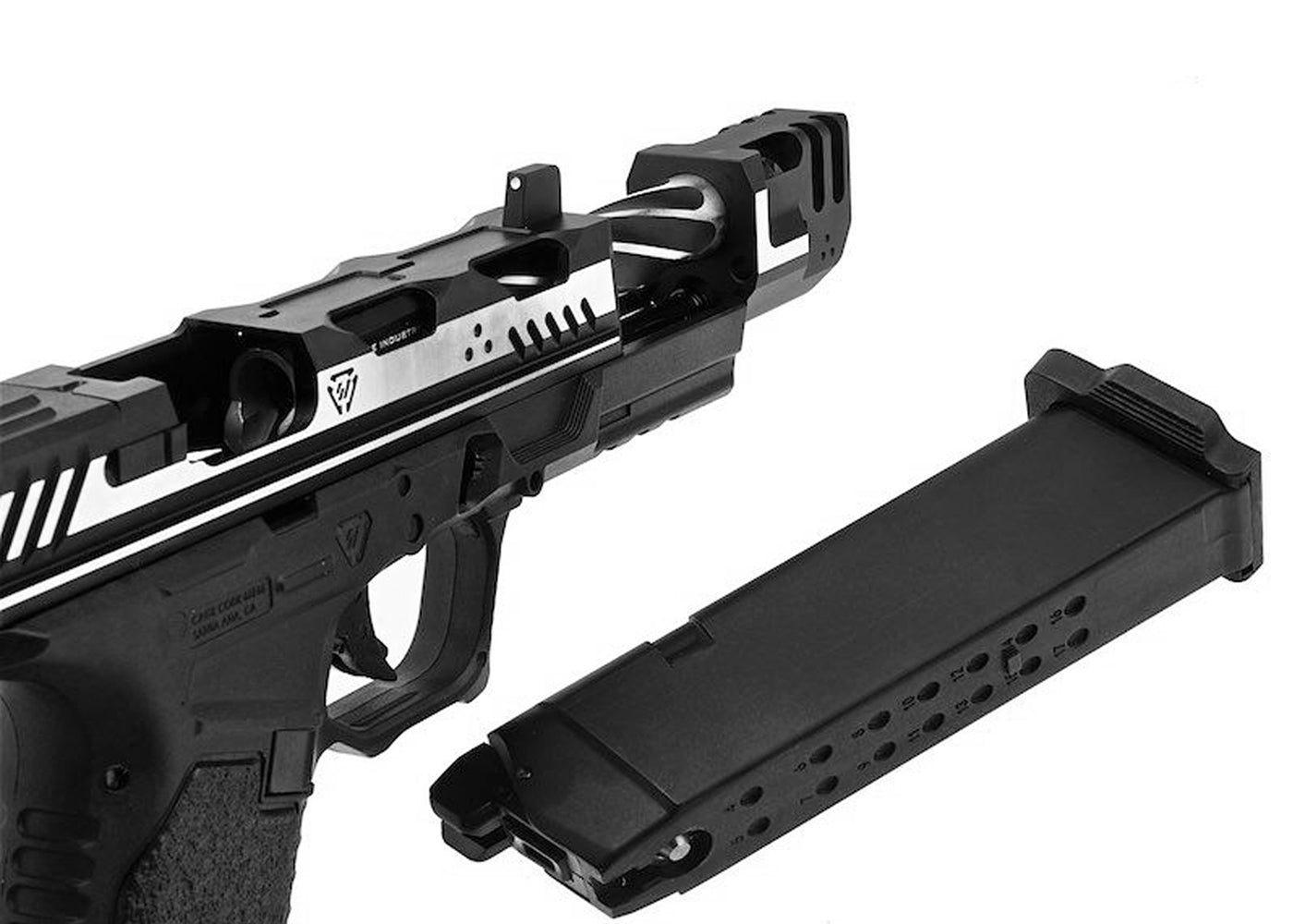 EMG STRIKE INDUSTRIES ARK17 ガスブローバック GBB 取り外し可能コンペンセータ付き (2トーン )