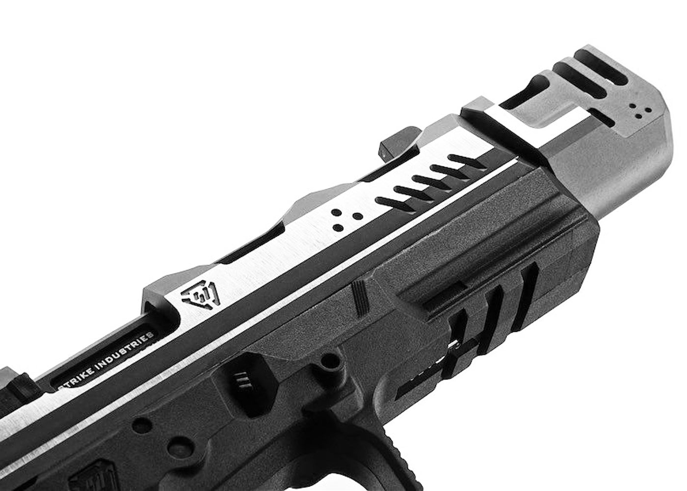 EMG STRIKE INDUSTRIES ARK17 ガスブローバック GBB 取り外し可能コンペンセータ付き (シルバー )