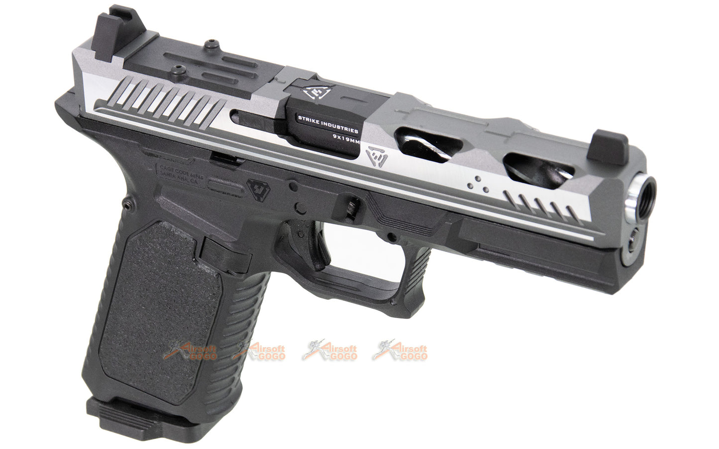 EMG STRIKE INDUSTRIES ARK17 G17 ガスブローバック GBB (シルバー)