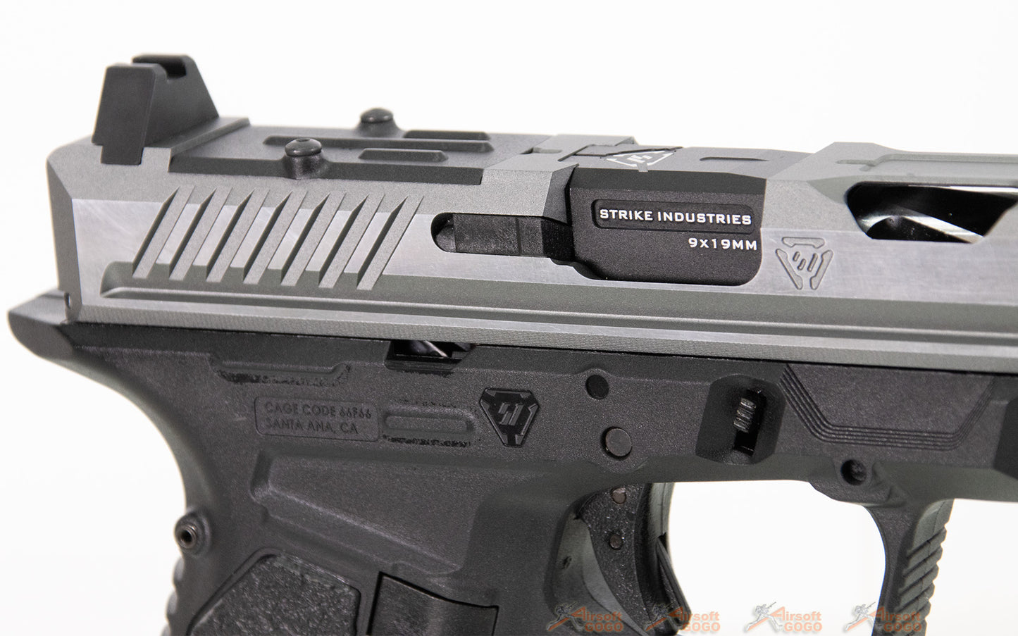EMG STRIKE INDUSTRIES ARK17 G17 ガスブローバック GBB (シルバー)