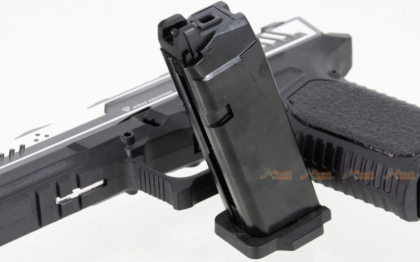 EMG STRIKE INDUSTRIES ARK17 G17 ガスブローバック GBB (シルバー)