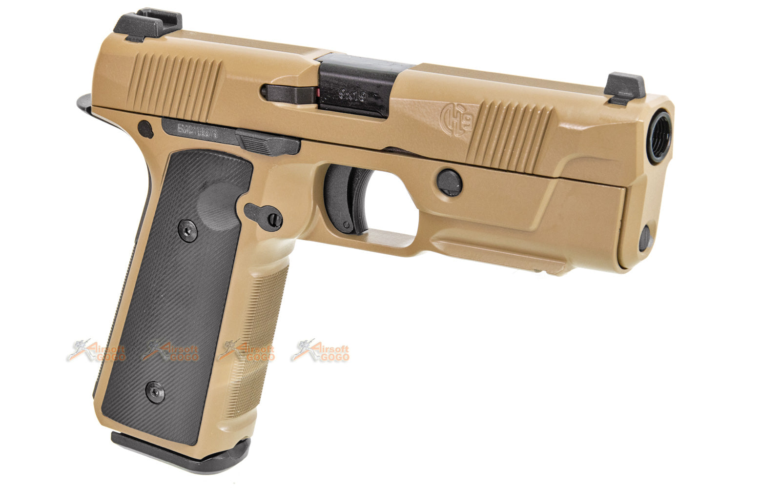 EMG Hudson H9 ガスブローバック GBB (ダークアース色) – AIRSOFT GOGO