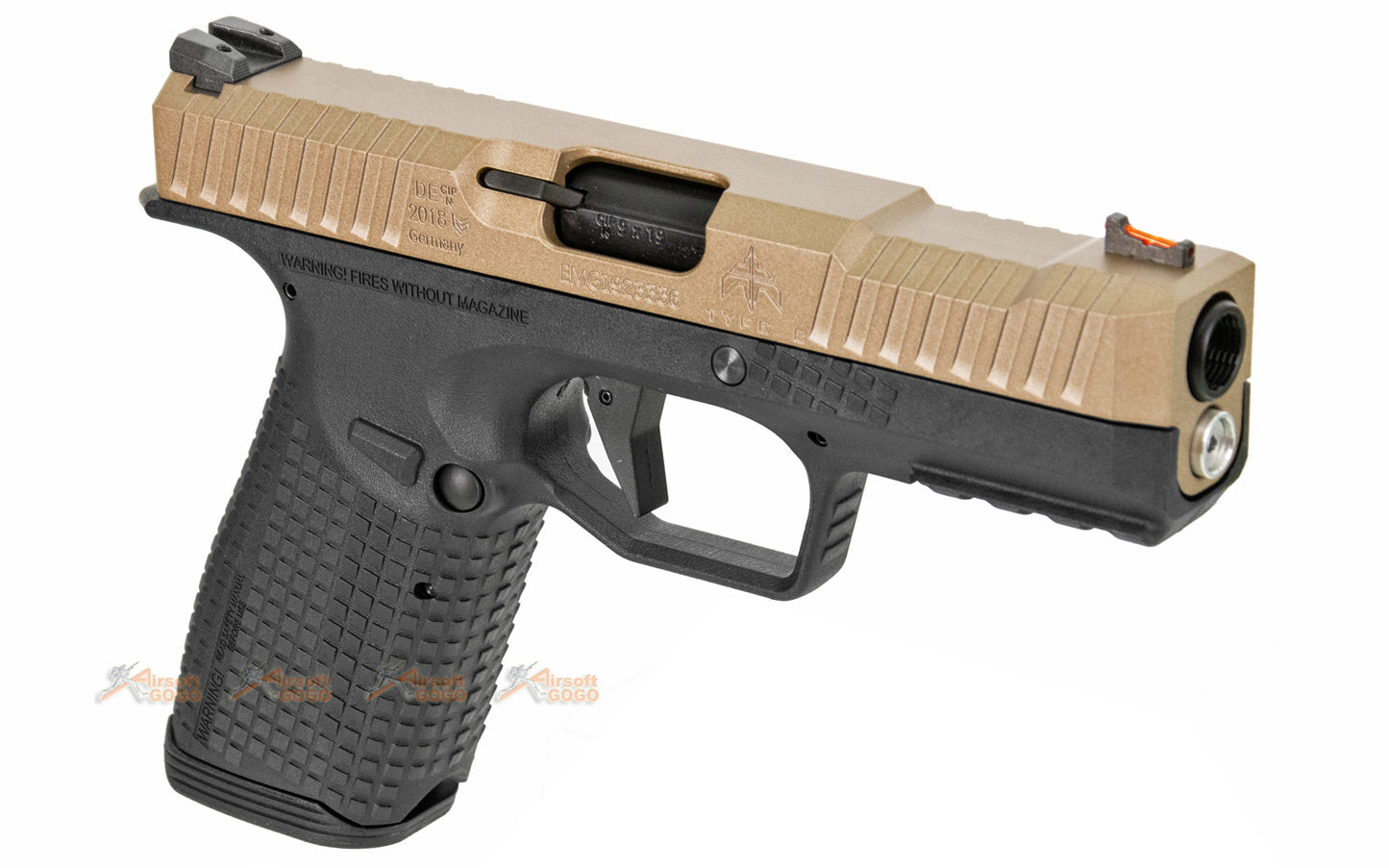 EMG / ARCHON AR タイプ B ガスブローバック GBB (ブラック ・ダークアース色)