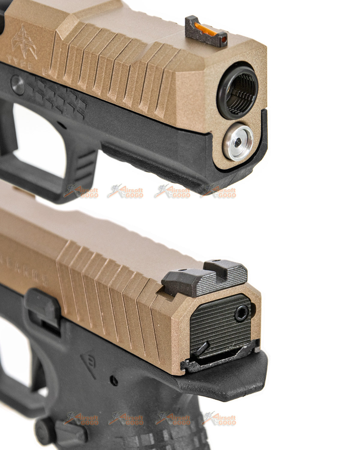 EMG / ARCHON AR タイプ B ガスブローバック GBB (ブラック ・ダークアース色)