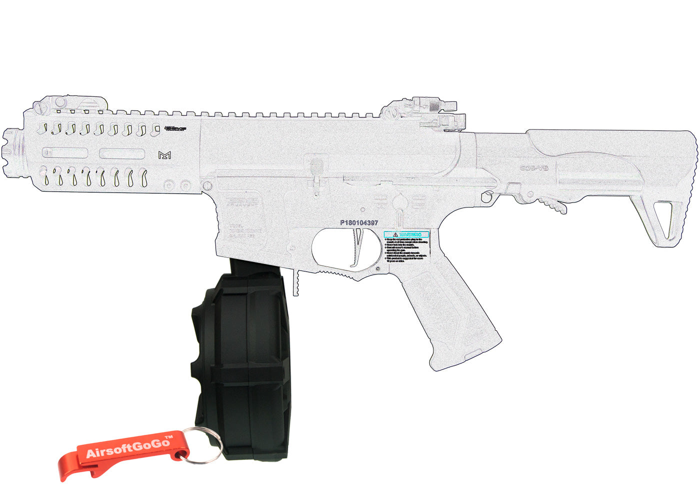 G&G ARP9対応1500連ドラムマガジン