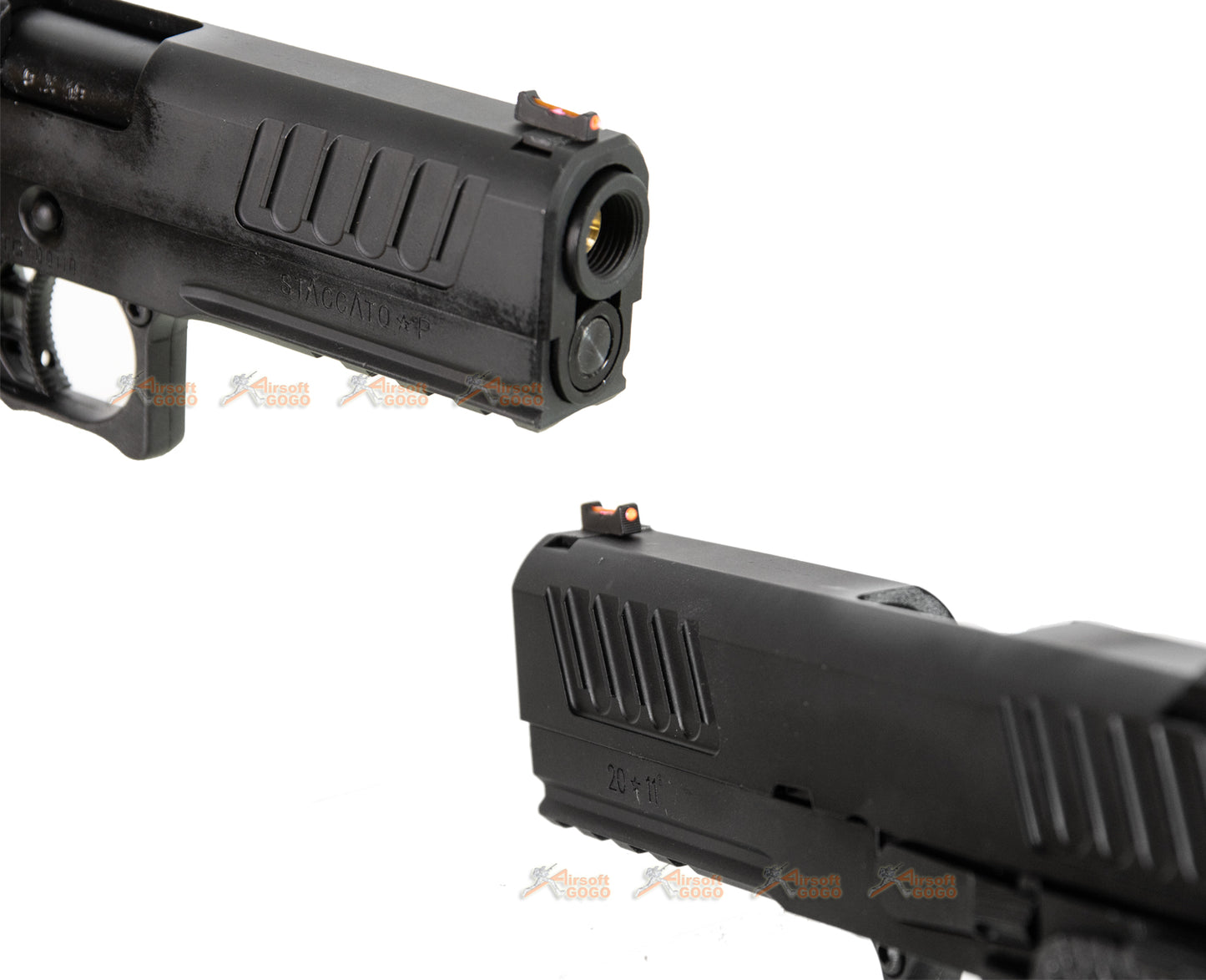 Army Armament R603 ハイキャパ 4.3 【STACCATO P 】 ガスブローバック GBB (ブラック)