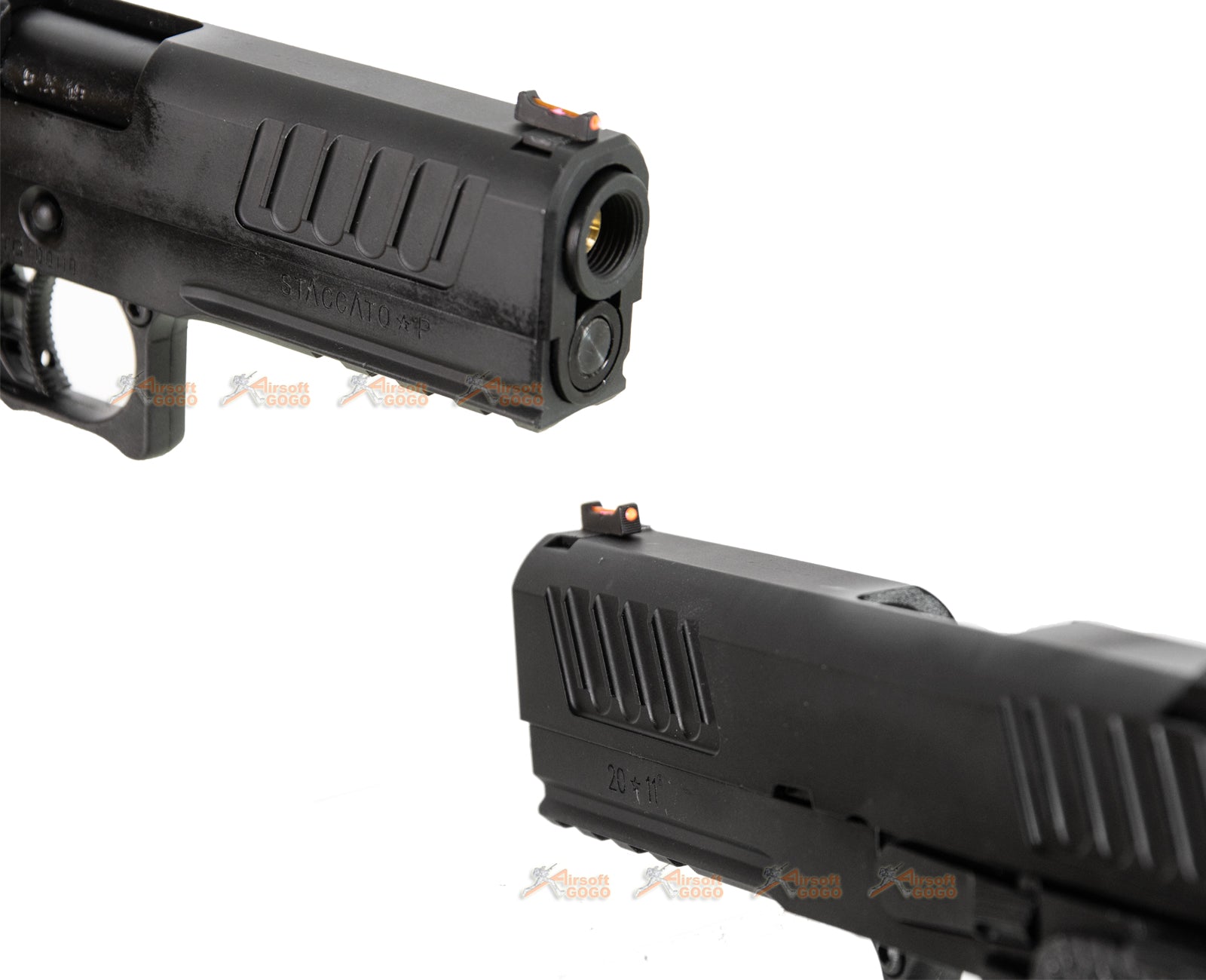 Army Armament R603 ハイキャパ 4.3 【STACCATO P 】 ガスブローバック GBB  (ブラック)