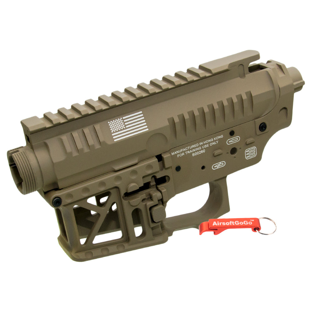 G&P メタルフレーム マルイM4/M16 & G&P F.R.S.用 (デザートカラー)