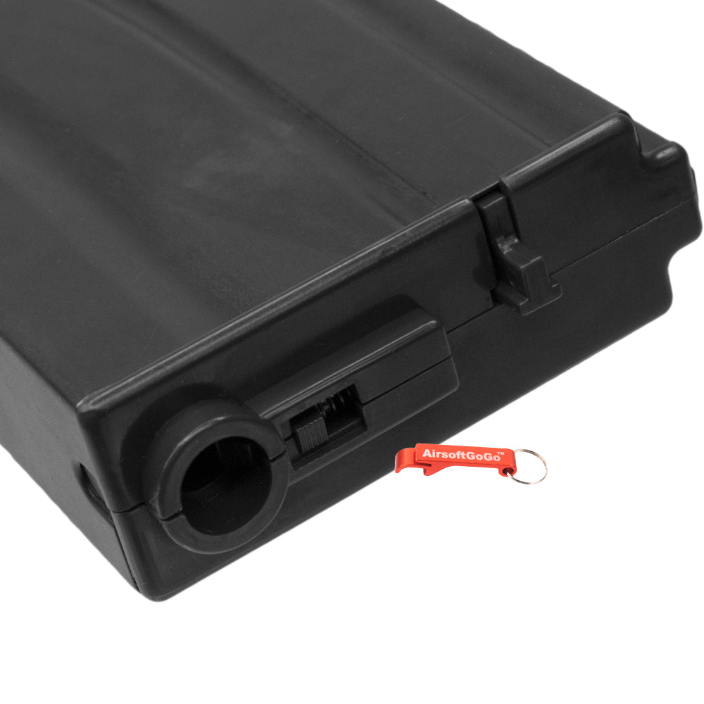 G&P マルイ M4 / M16シリーズ用130発 イルミネーションマガジン (ブラックカラー)