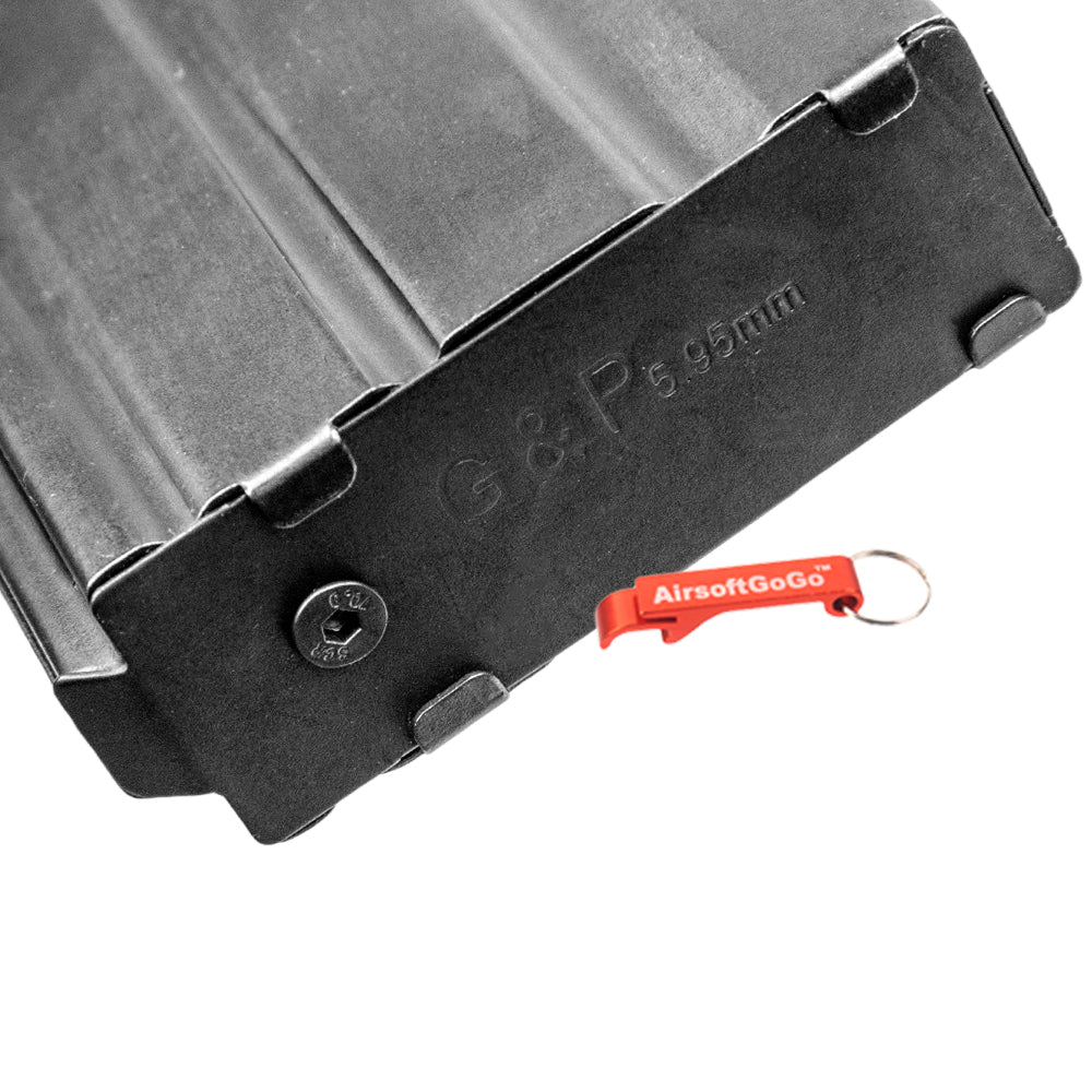 G&P マルイ M4 / M16シリーズ用130発 イルミネーションマガジン (ブラックカラー)