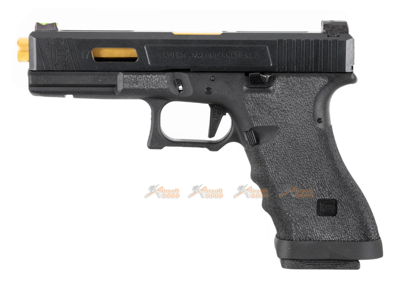 WE HK SAI スタイル モデル G17 GBB(ブラック)