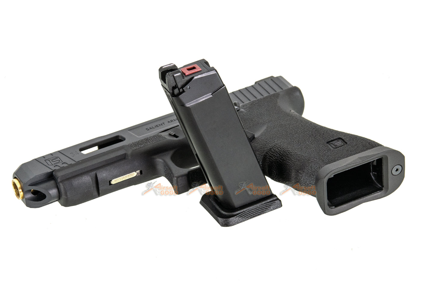 WE HK SAI スタイル モデル G34 GBB(ブラック)