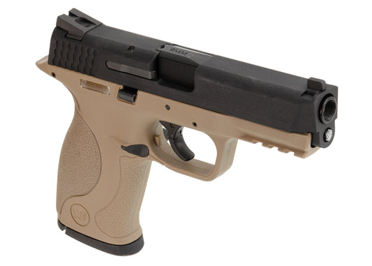 We-Tech M&P9 XW40モデル ガスブローバック  (ブラック, ダークアース色)
