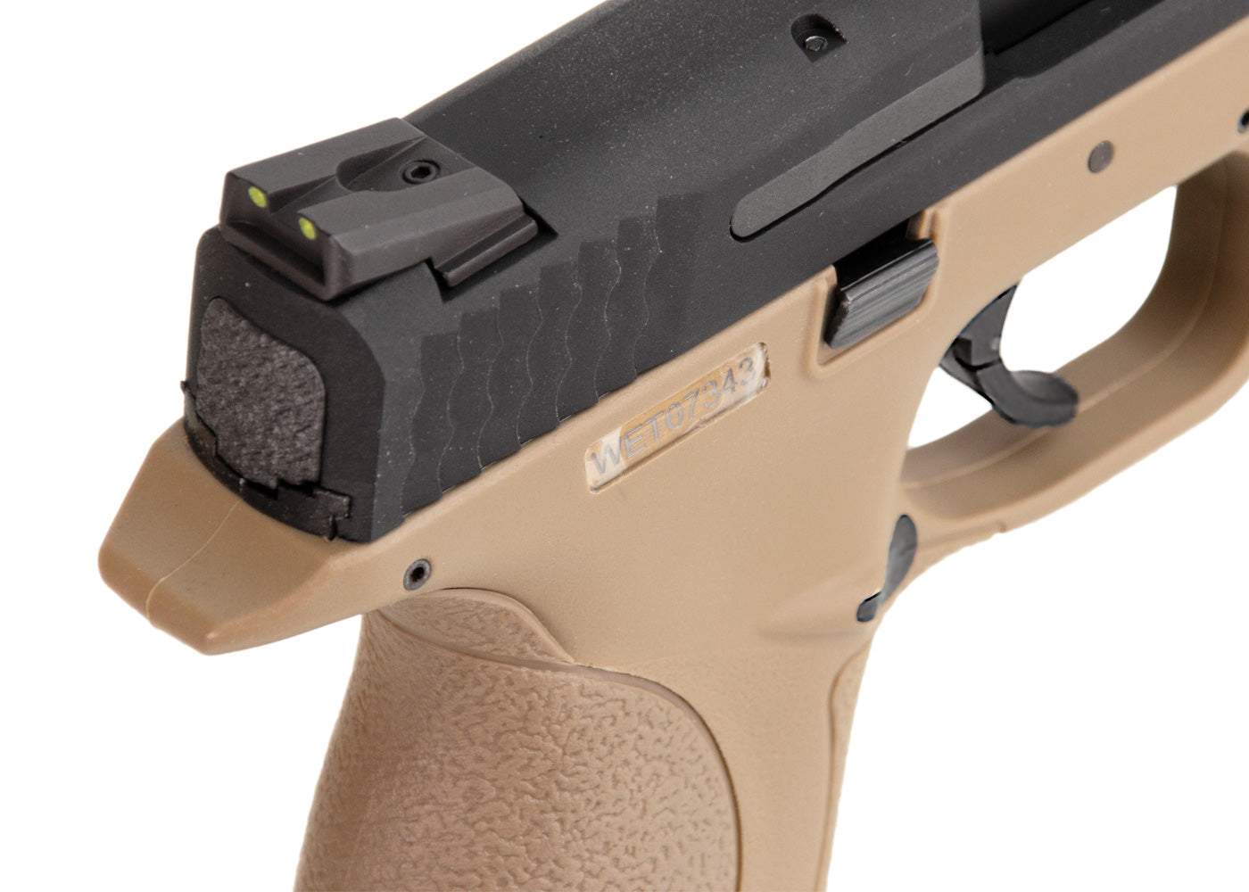 We-Tech M&P9 XW40モデル ガスブローバック (ブラック, ダークアース色)