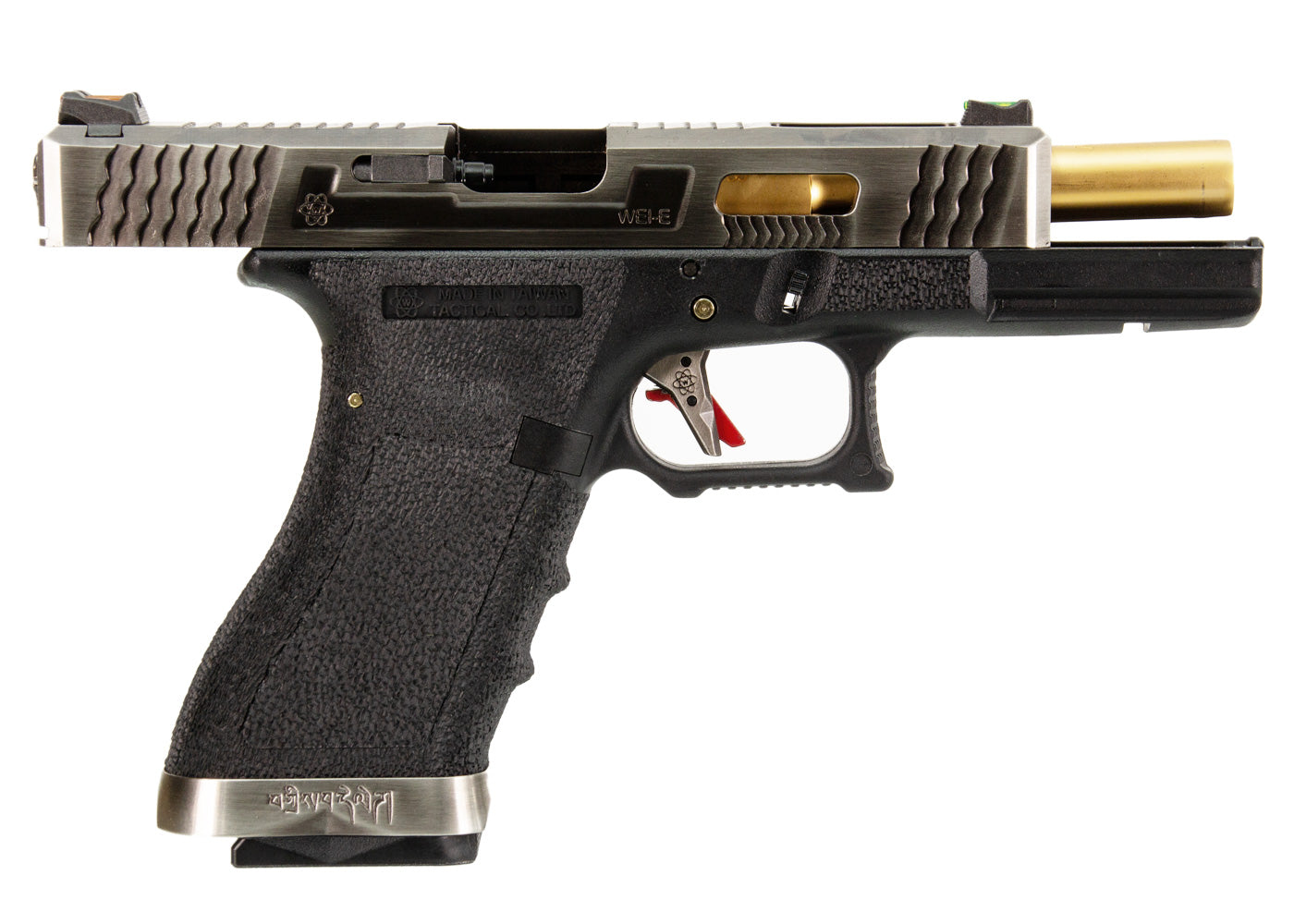 WE G18C T3モデル ガスブローバック (色:黒/ 銀/ 金 )