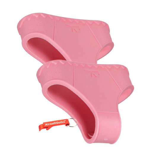 HARDCORE TACTICS mag pants style magazine pouch for M4 electric gun/gas blowback (pink, 2 pieces)