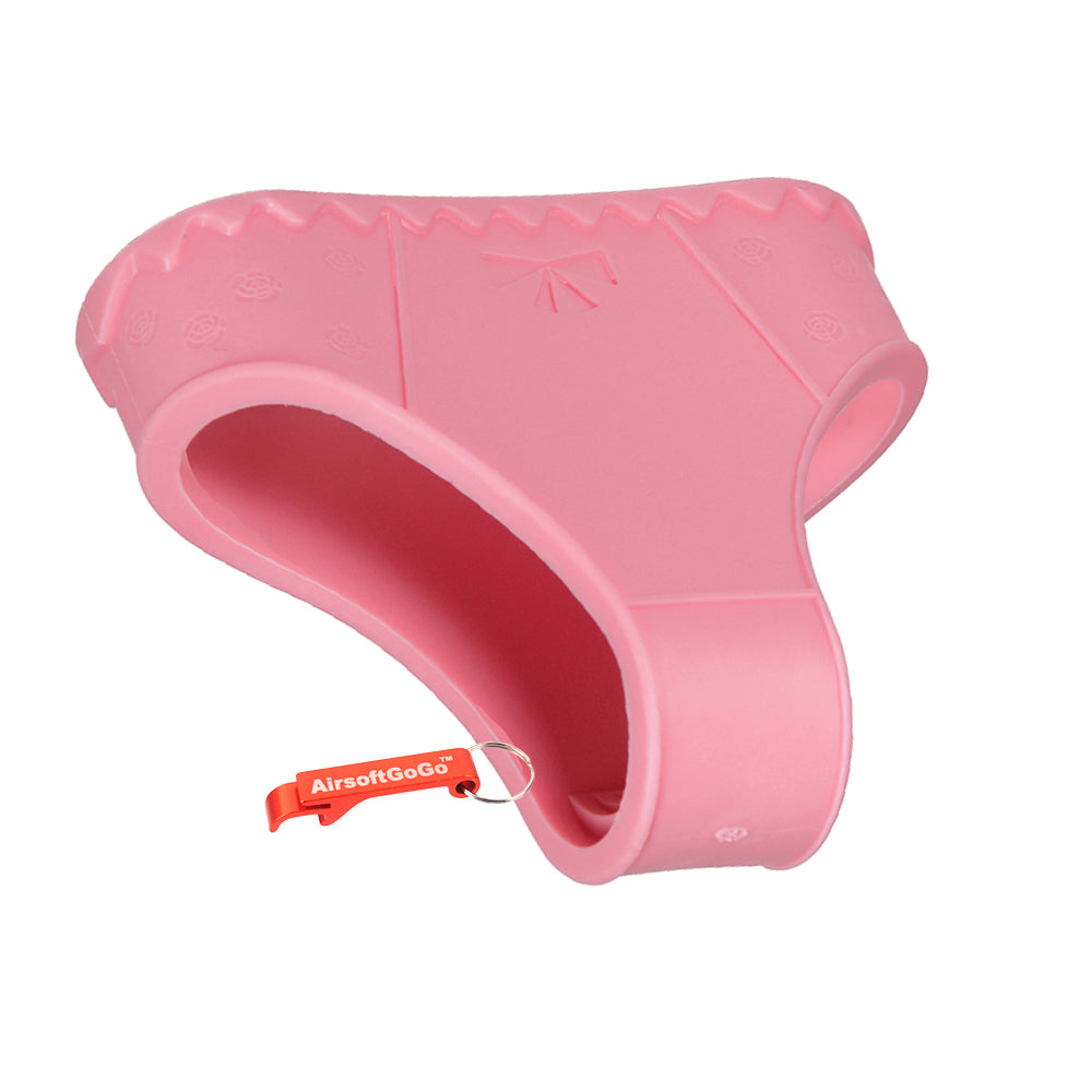 HARDCORE TACTICS mag pants style magazine pouch for M4 electric gun/gas blowback (pink, 2 pieces)