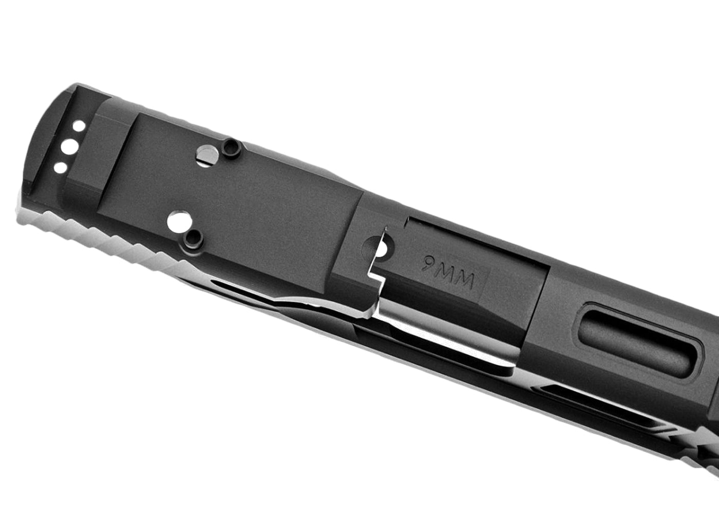 JDG Floyds License Poseidon Style M&P RMR Cut Slide Set Tokyo Marui M&P9L Gas Blowback GBB Only (Black)