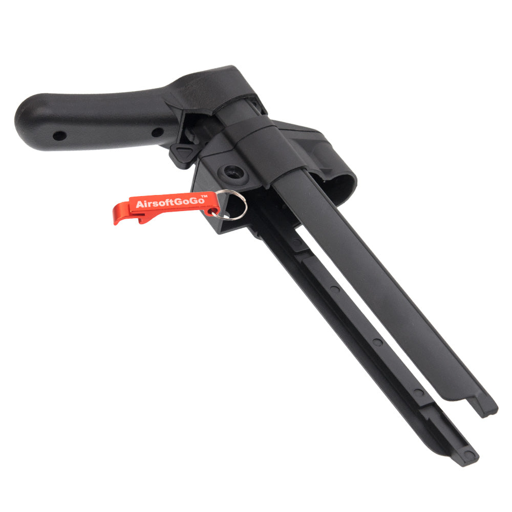 MP5リトラクトストック・スライドストック 電動ガンマルイ/JingGong用 (黒)