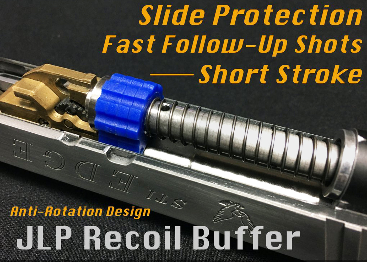 JLP Recoil Buffer Tokyo Marui/AW/WE/M1911 High Capa Gas Blowback GBB (Blue)