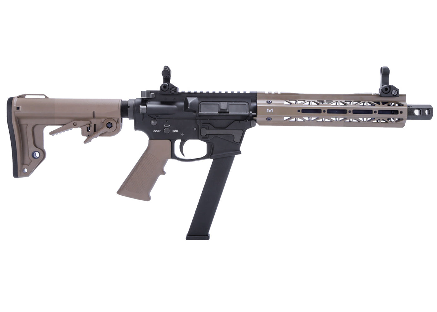 【King Arms】 King Arms TWS 9mm カービン ガスブローバックライフル (ダークアース)
