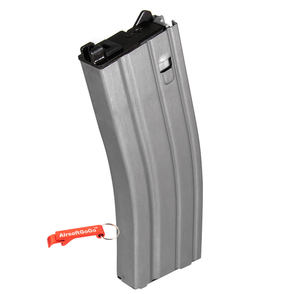 Compatible with King Arms / Western Arms / CAA M4 40 round gas magazine (gray)
