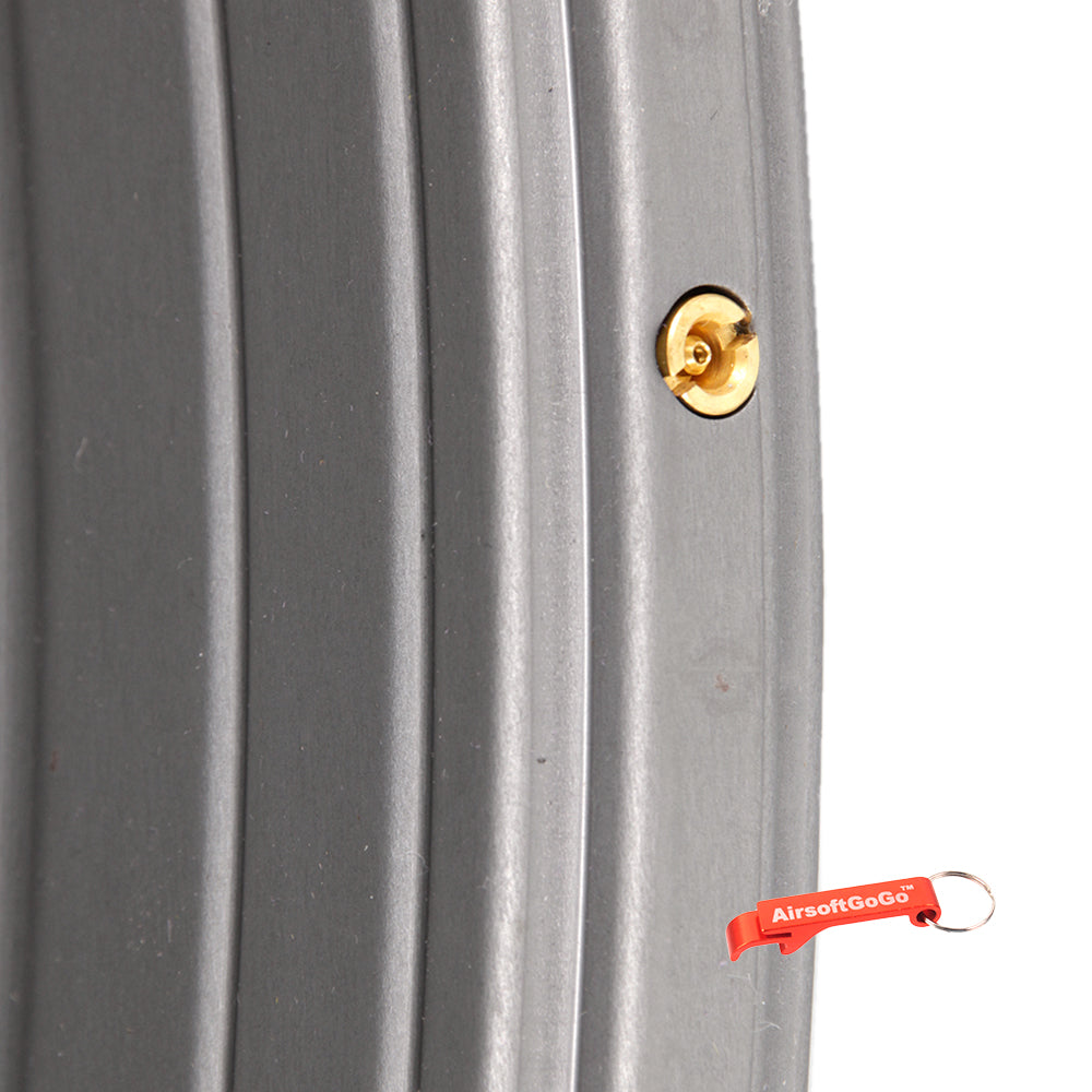Compatible with King Arms / Western Arms / CAA M4 40 round gas magazine (gray)