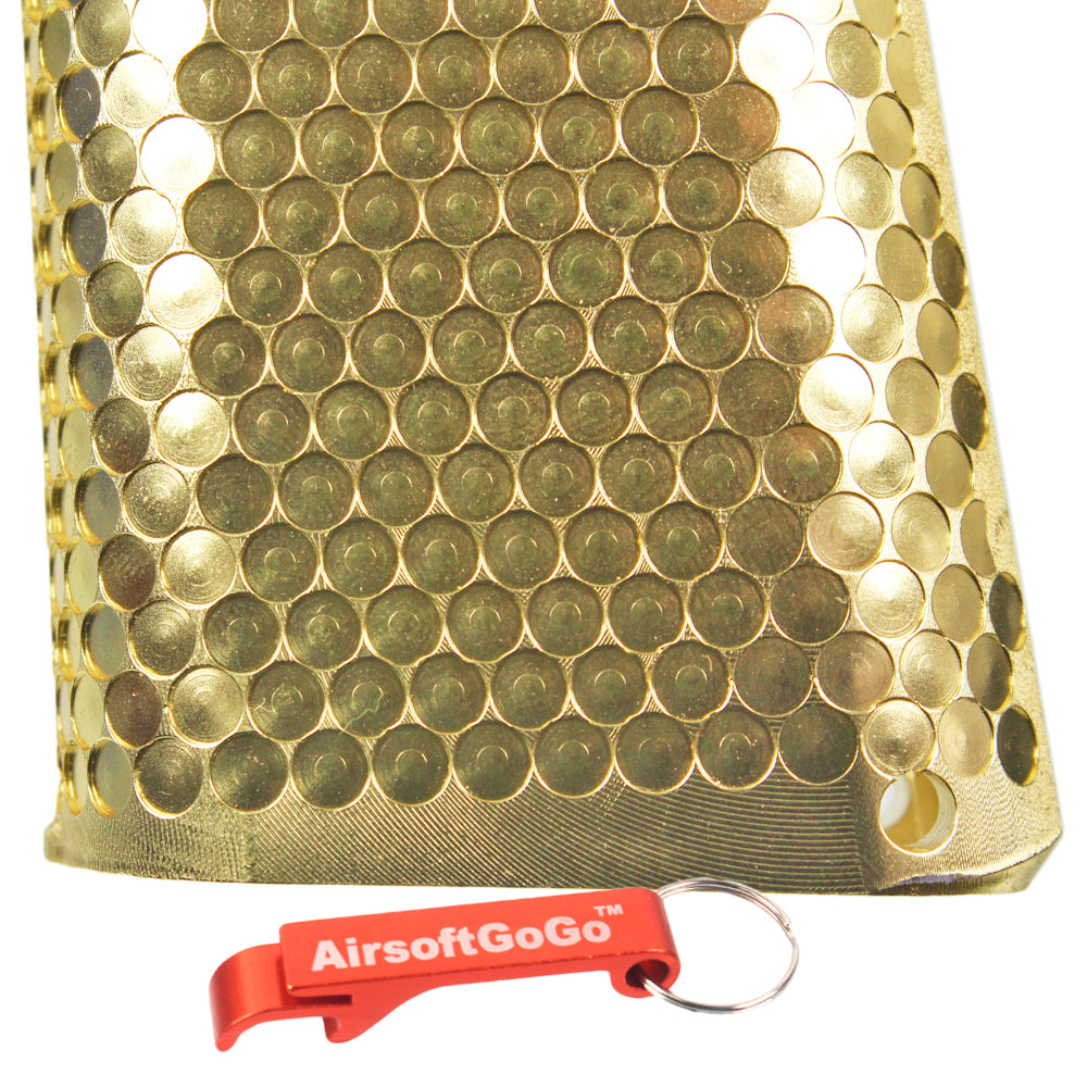 Aluminum grip for Tokyo Marui Hicapa 5.1 series (gold)
