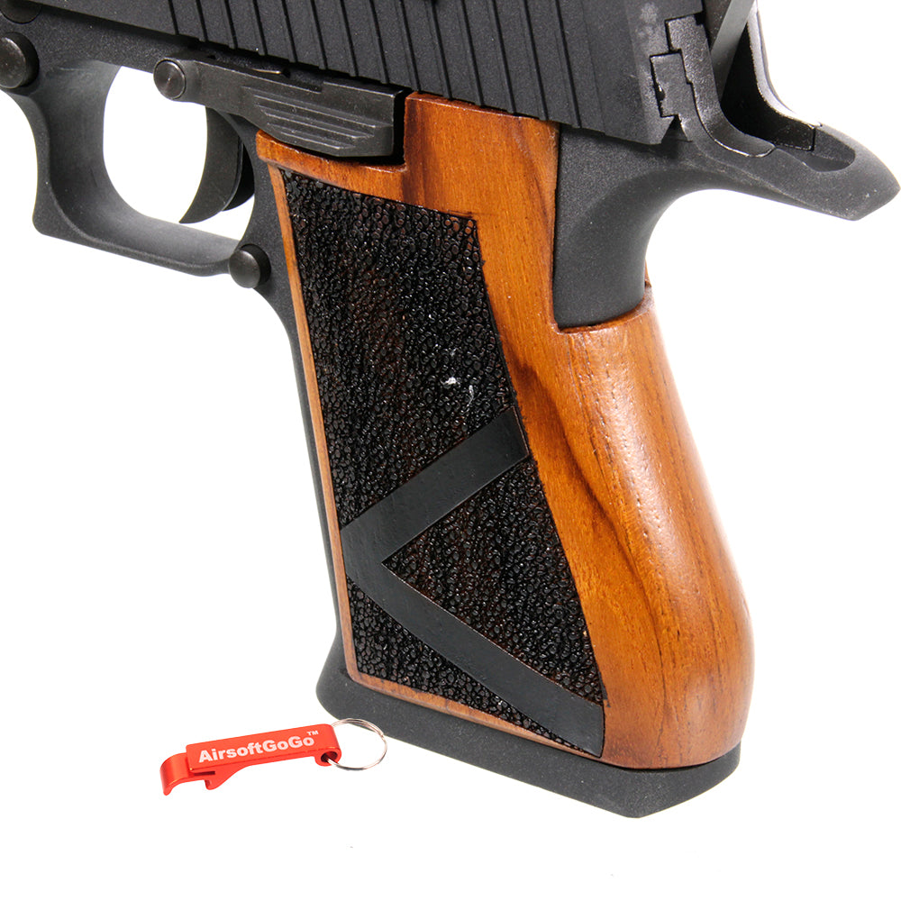 Desert Eagle Wooden Grip Panel for Marui Gas Blowback