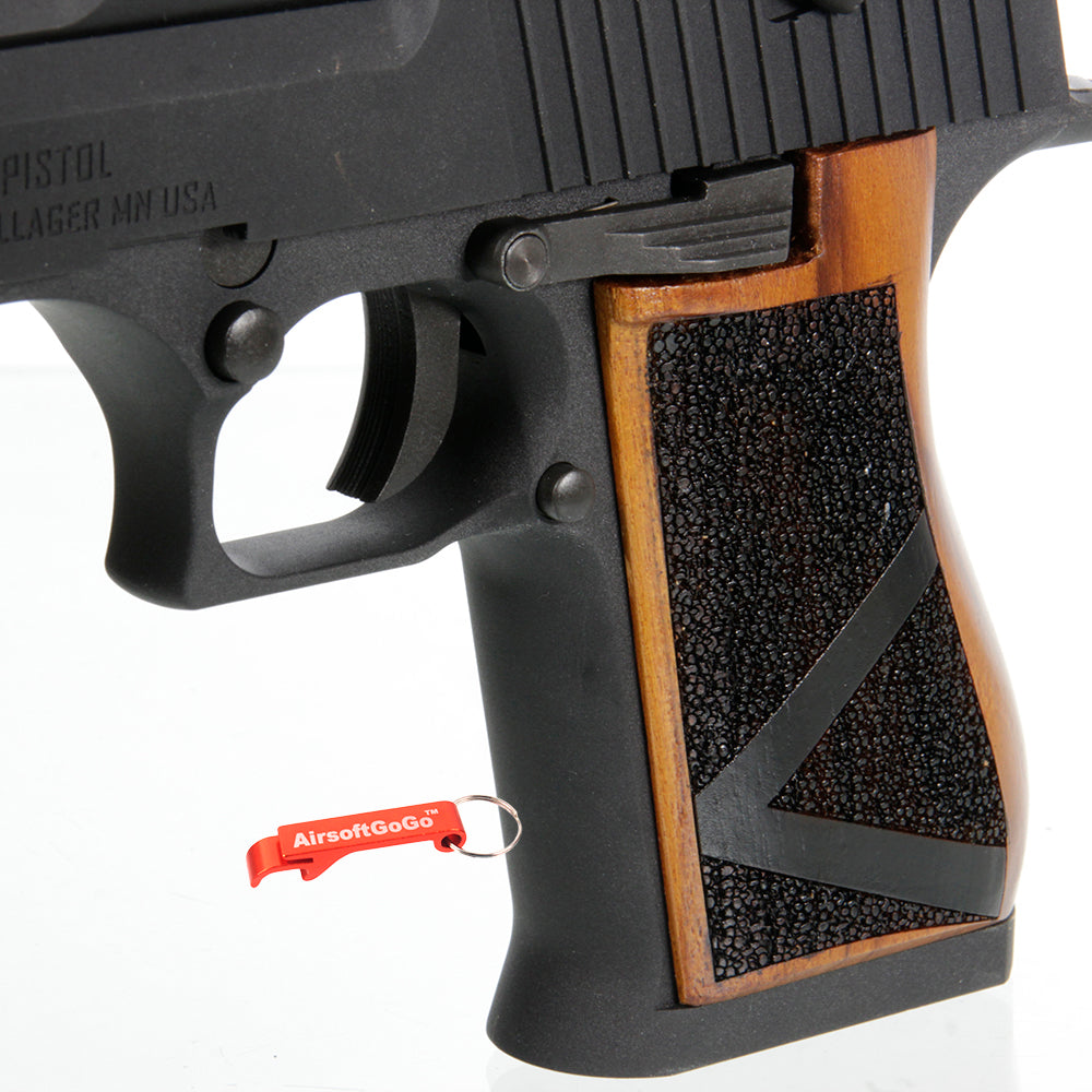 Desert Eagle Wooden Grip Panel for Marui Gas Blowback