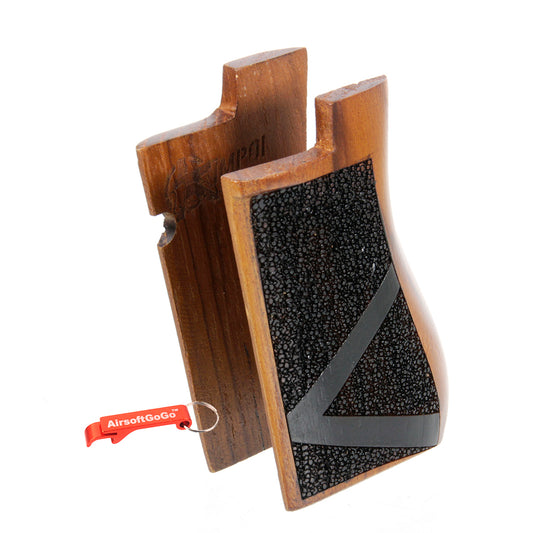 Desert Eagle Wooden Grip Panel for WE's Desert Eagle Gas Blowback