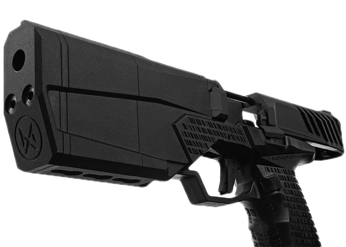 SilencerCo MAXIM 9 Green Gas GBB Gas Blowback Airsoft Pistol (by Krytac)