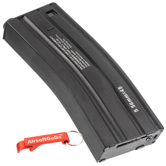 M4 ・ M16電動ガン用300連 ハイキャップマガジン (黒)