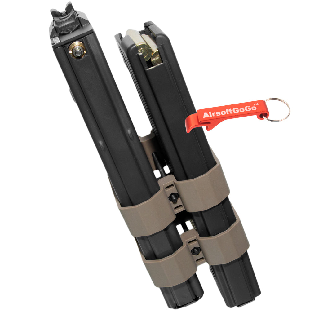 WE M4 80 stations double type gas magazine for gas blowback