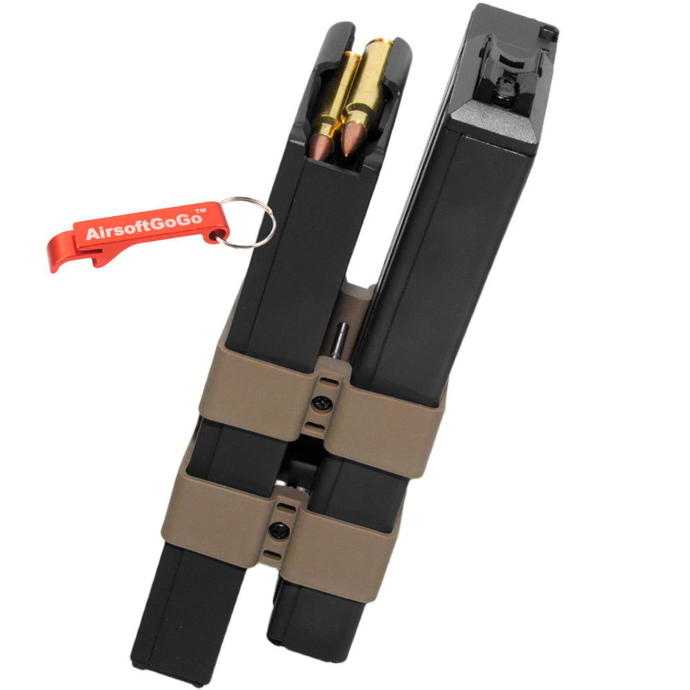 WE M4 80 stations double type gas magazine for gas blowback