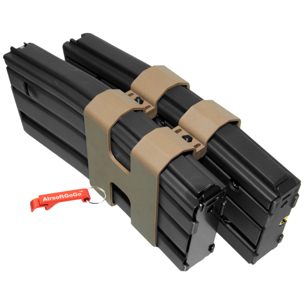 WE M4 80 stations double type gas magazine for gas blowback